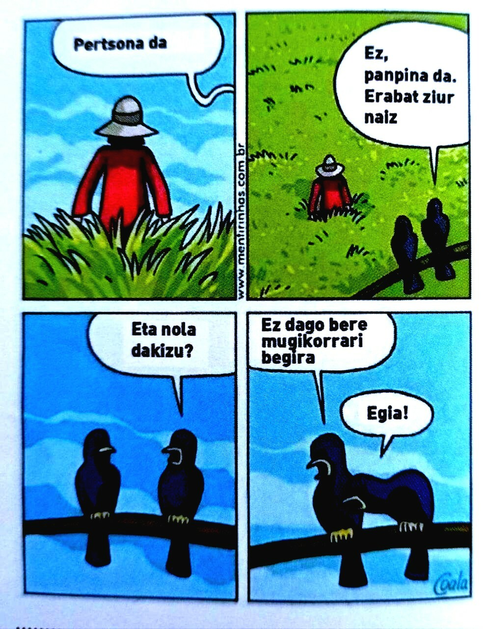 Txiste bat gailuen mendekotasunaren inguruan